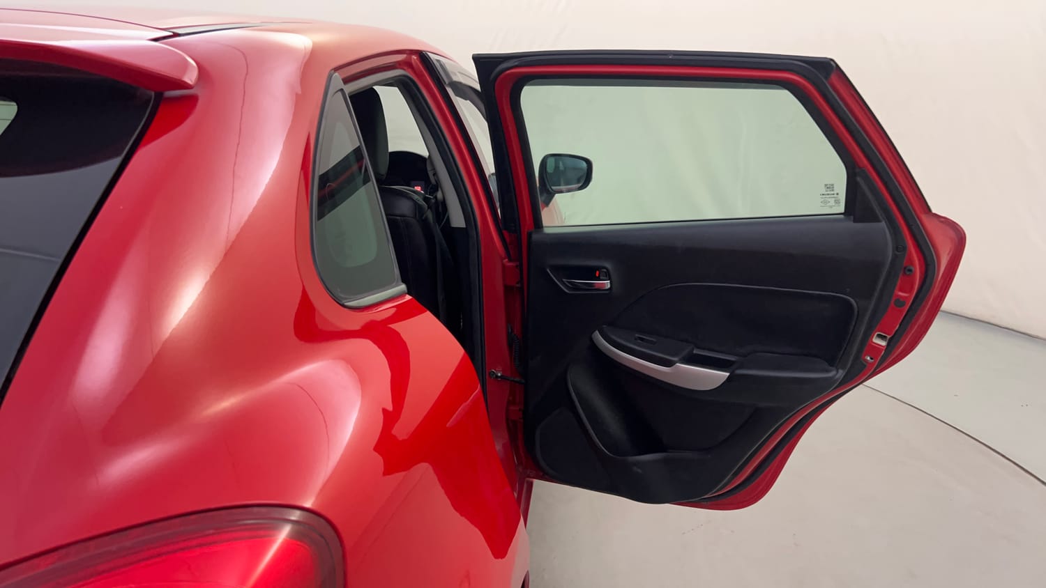 Used 2016 Maruti Suzuki Baleno Zeta 1.2 AT Petrol Automatic interior RIGHT REAR DOOR OPEN VIEW