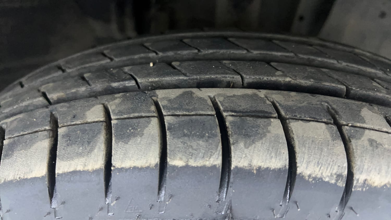 Used 2021 Renault Triber RXT Petrol Manual tyres RIGHT FRONT TYRE TREAD VIEW