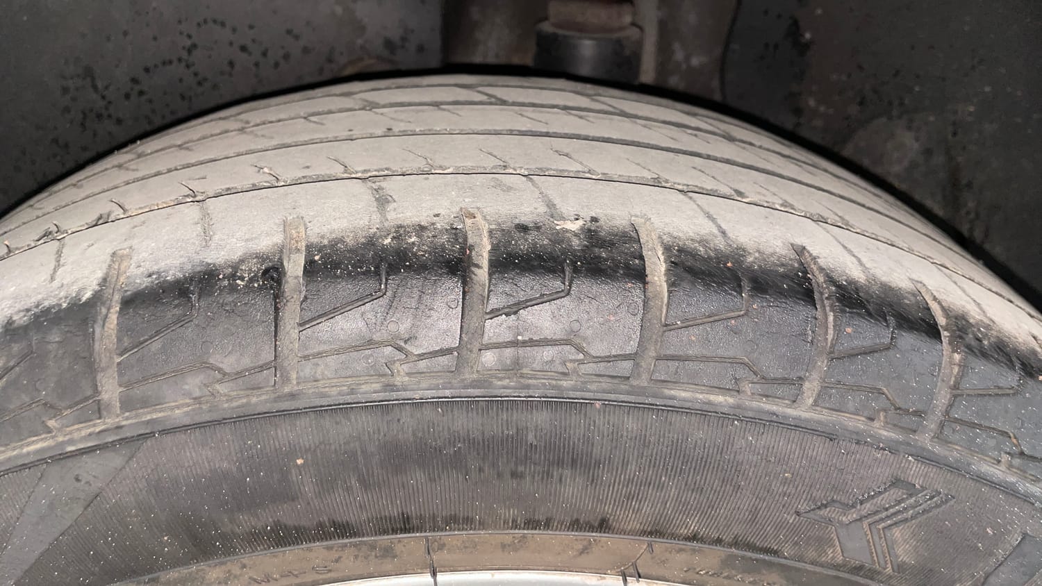 Used 2022 Hyundai Creta SX 1.5 Petrol Petrol Manual tyres LEFT REAR TYRE TREAD VIEW