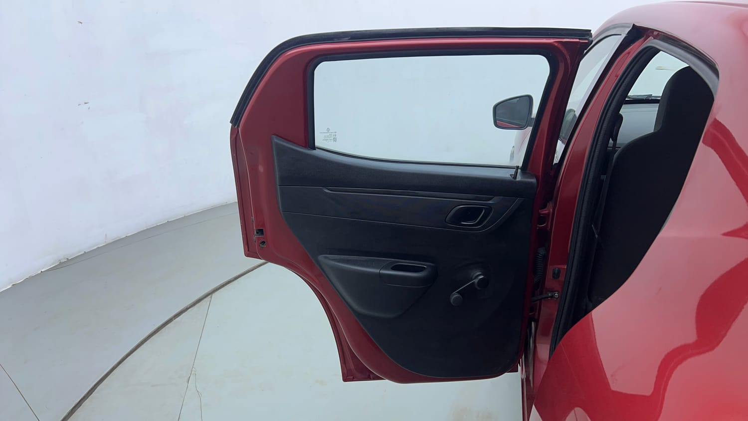 Used 2017 Renault Kwid 1.0 RXT AMT Opt Petrol Automatic interior LEFT REAR DOOR OPEN VIEW