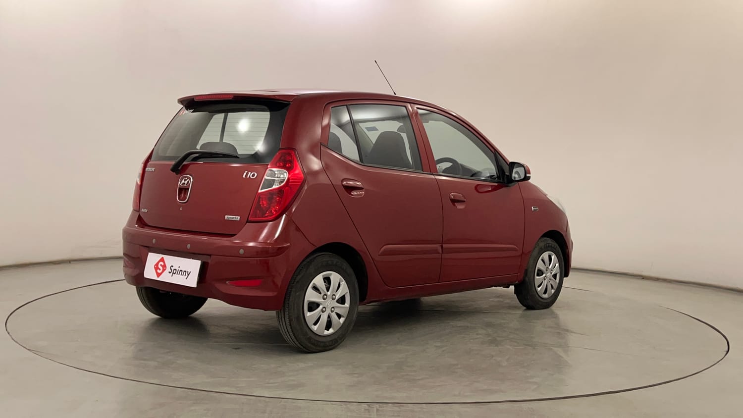 Used 2013 Hyundai i10 Sportz 1.2 AT Kappa2 Petrol Automatic exterior RIGHT REAR CORNER VIEW