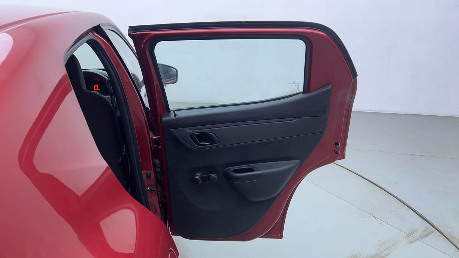 Used 2017 Renault Kwid 1.0 RXT AMT Opt Petrol Automatic interior RIGHT REAR DOOR OPEN VIEW
