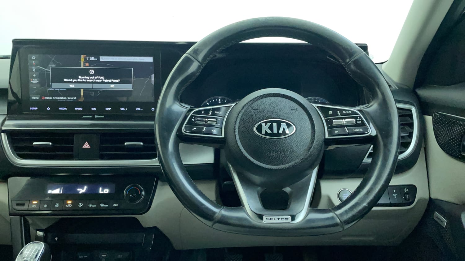 Used 2019 Kia Seltos HTX Plus 1.5 Diesel Diesel Manual interior STEERING VIEW