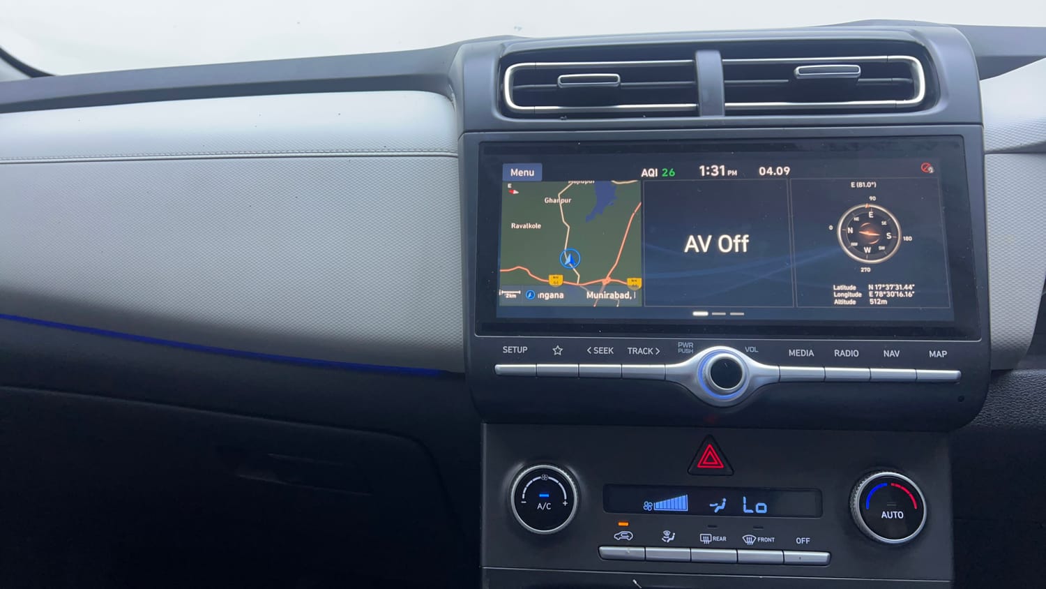 Used 2020 Hyundai Creta SX 1.5 Petrol IVT Petrol Automatic interior MUSIC SYSTEM & AC CONTROL VIEW