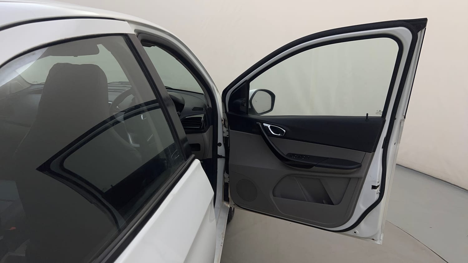 Used 2016 Tata Tiago Revotron XT Petrol Manual interior RIGHT FRONT DOOR OPEN VIEW