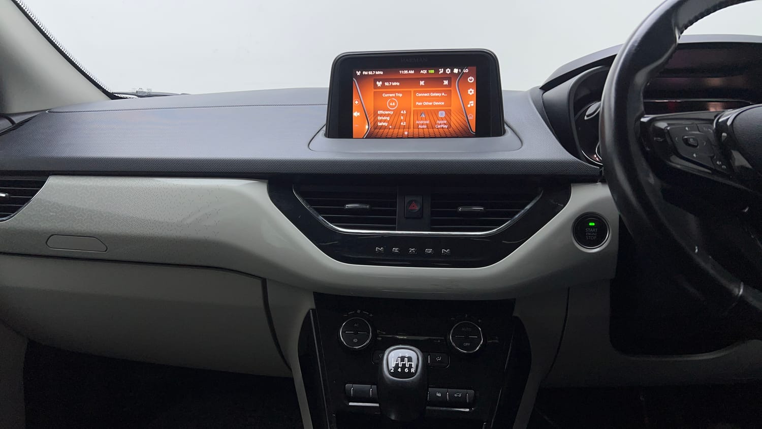 Used 2022 Tata Nexon XZ Plus (HS) Petrol Manual interior MUSIC SYSTEM & AC CONTROL VIEW