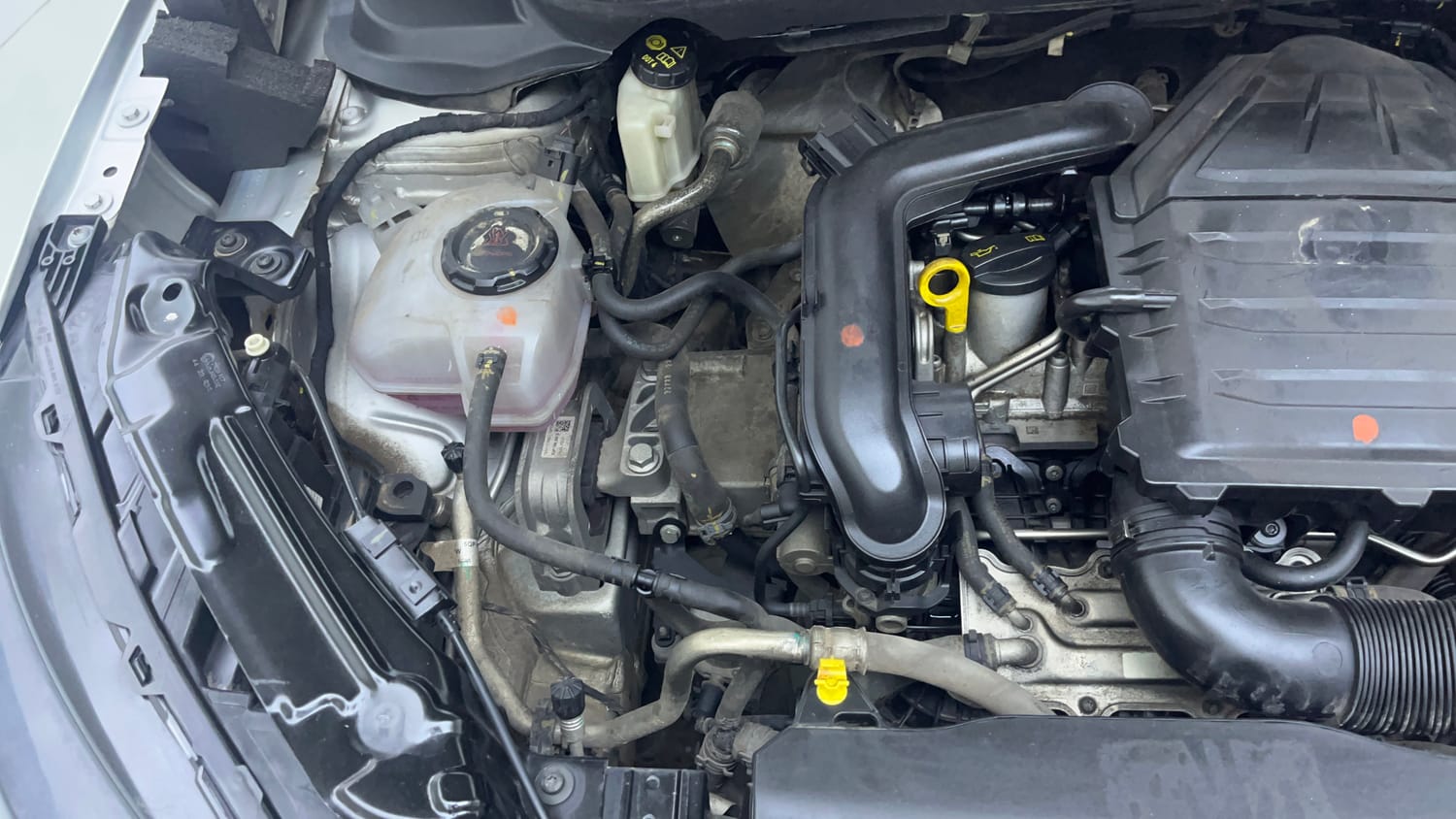 Used 2023 Skoda Kushaq Ambition 1.0L TSI MT Petrol Manual engine ENGINE RIGHT SIDE VIEW