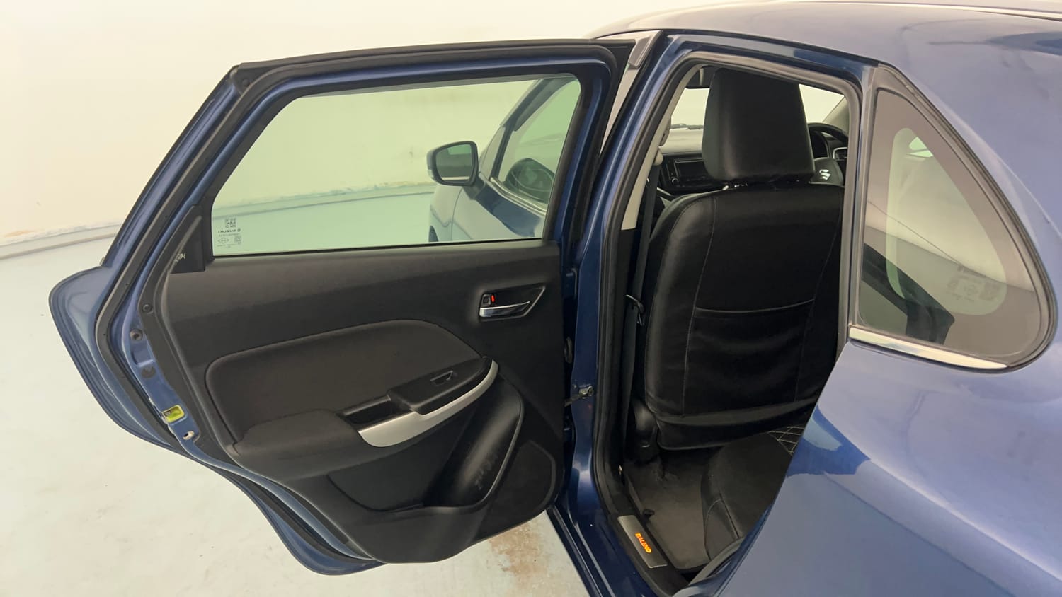 Used 2018 Maruti Suzuki Baleno Zeta 1.2 AT Petrol Automatic interior LEFT REAR DOOR OPEN VIEW