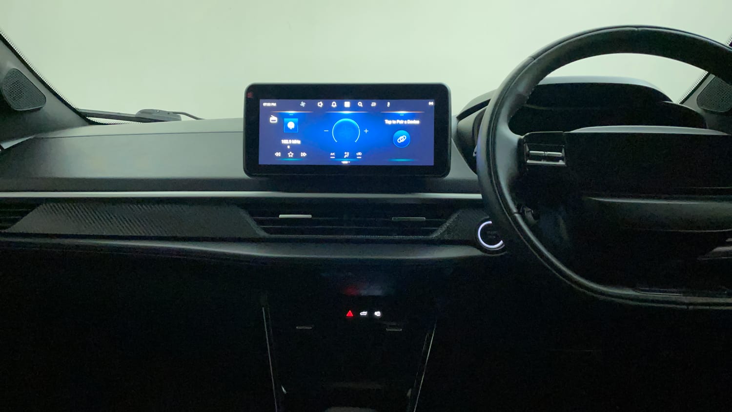 Used 2025 Tata Nexon Creative Plus (S) 1.2 6AMT Dark Edition Petrol Automatic interior MUSIC SYSTEM & AC CONTROL VIEW