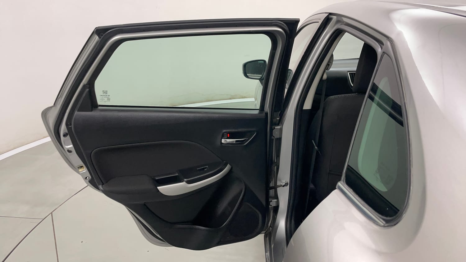 Used 2017 Maruti Suzuki Baleno Alpha 1.2 Petrol Manual interior LEFT REAR DOOR OPEN VIEW