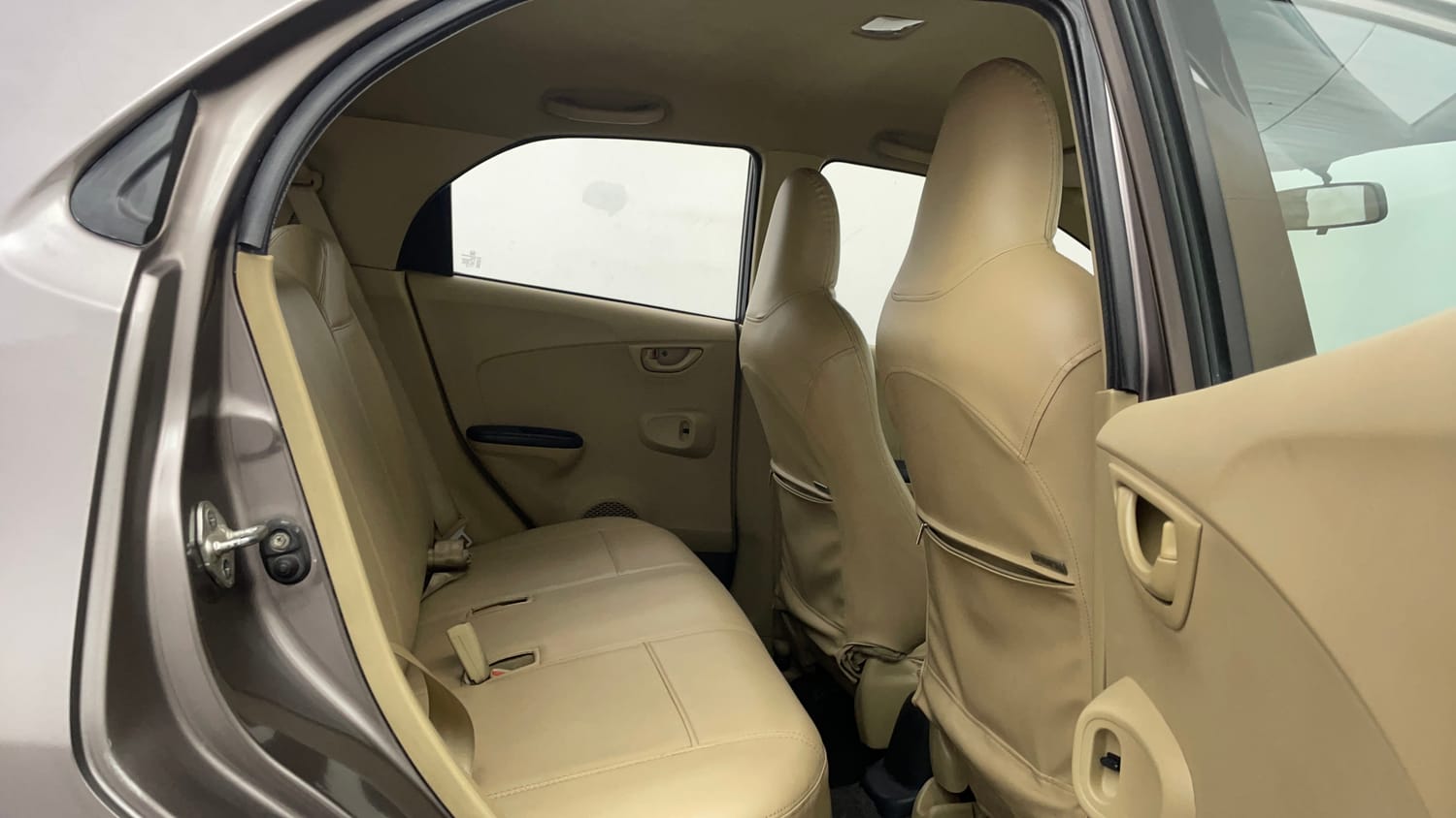 Used 2015 Honda Brio S MT Petrol Manual interior RIGHT SIDE REAR DOOR CABIN VIEW