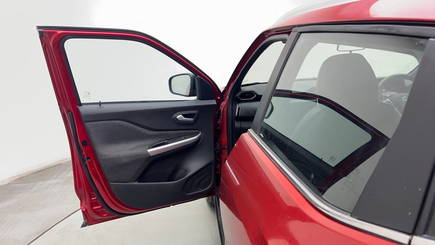 Used 2022 Nissan Magnite XV Premium Turbo CVT Petrol Automatic interior LEFT FRONT DOOR OPEN VIEW
