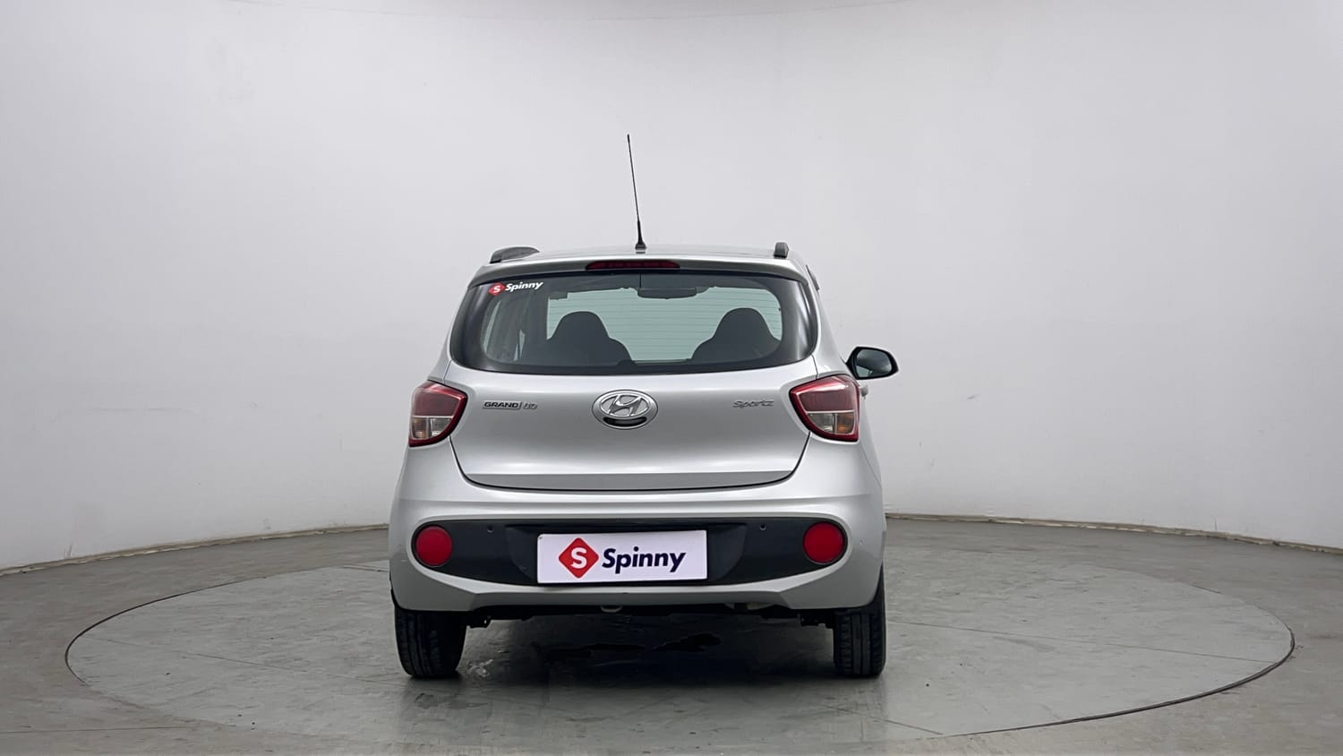 Used 2018 Hyundai Grand i10 Sportz 1.2 Kappa VTVT Petrol Manual exterior BACK VIEW