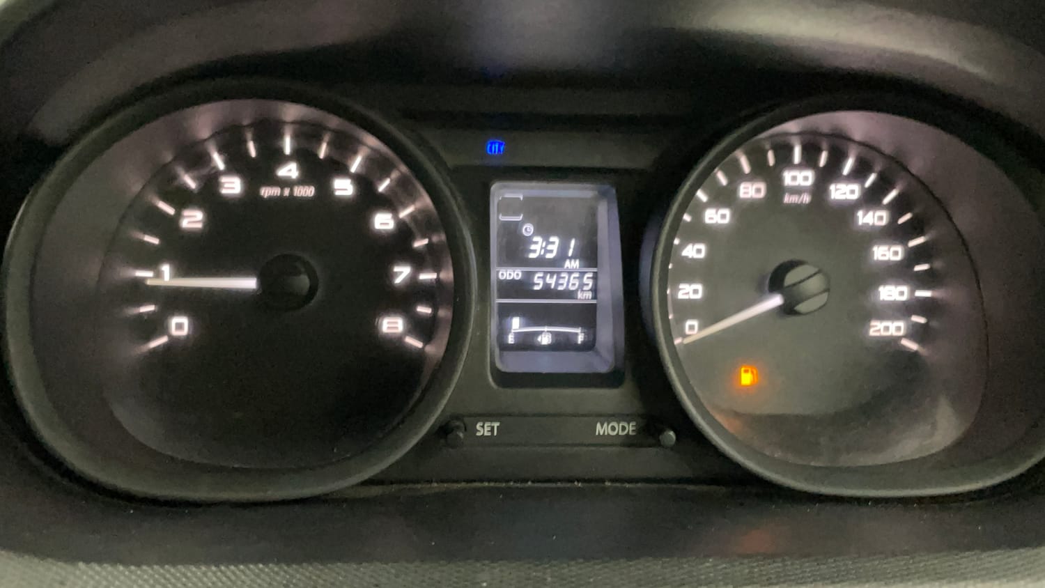 Used 2017 Tata Tiago Revotron XT Petrol Manual interior CLUSTERMETER VIEW