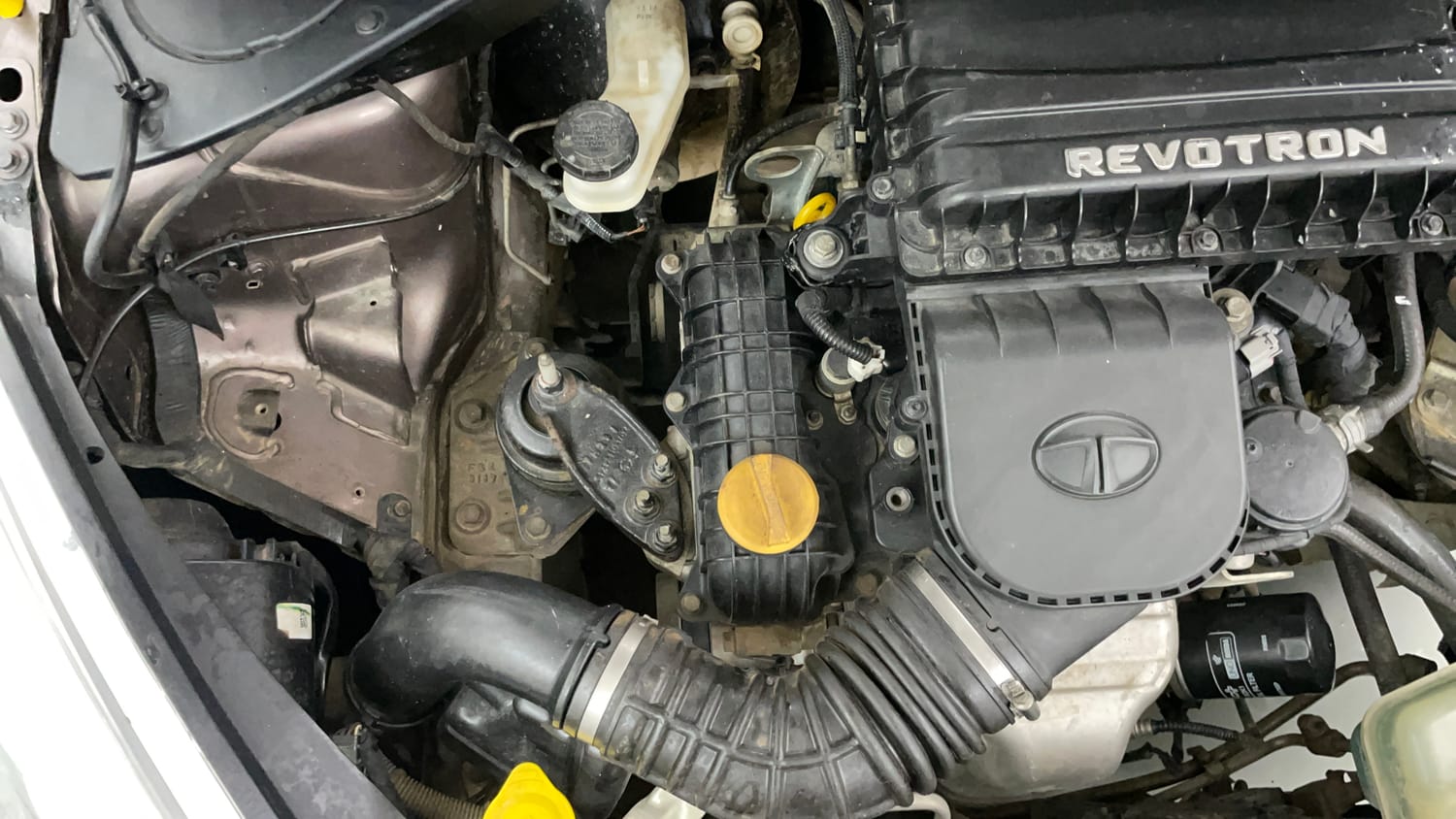 Used 2017 Tata Tiago Revotron XT Petrol Manual engine ENGINE RIGHT SIDE VIEW