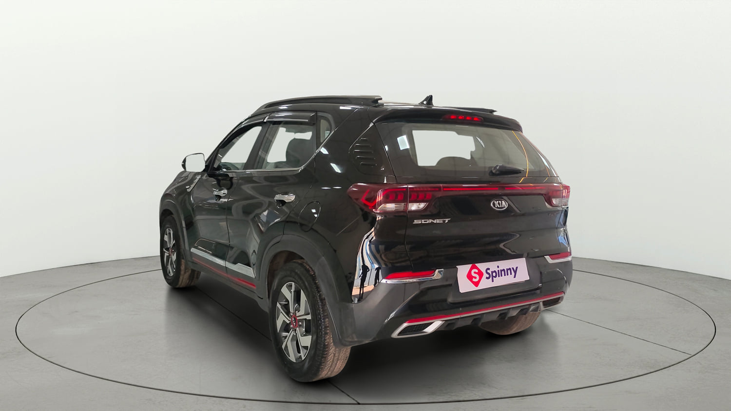 Used 2020 Kia Sonet GTX Plus 1.5 AT Diesel Automatic exterior LEFT REAR CORNER VIEW