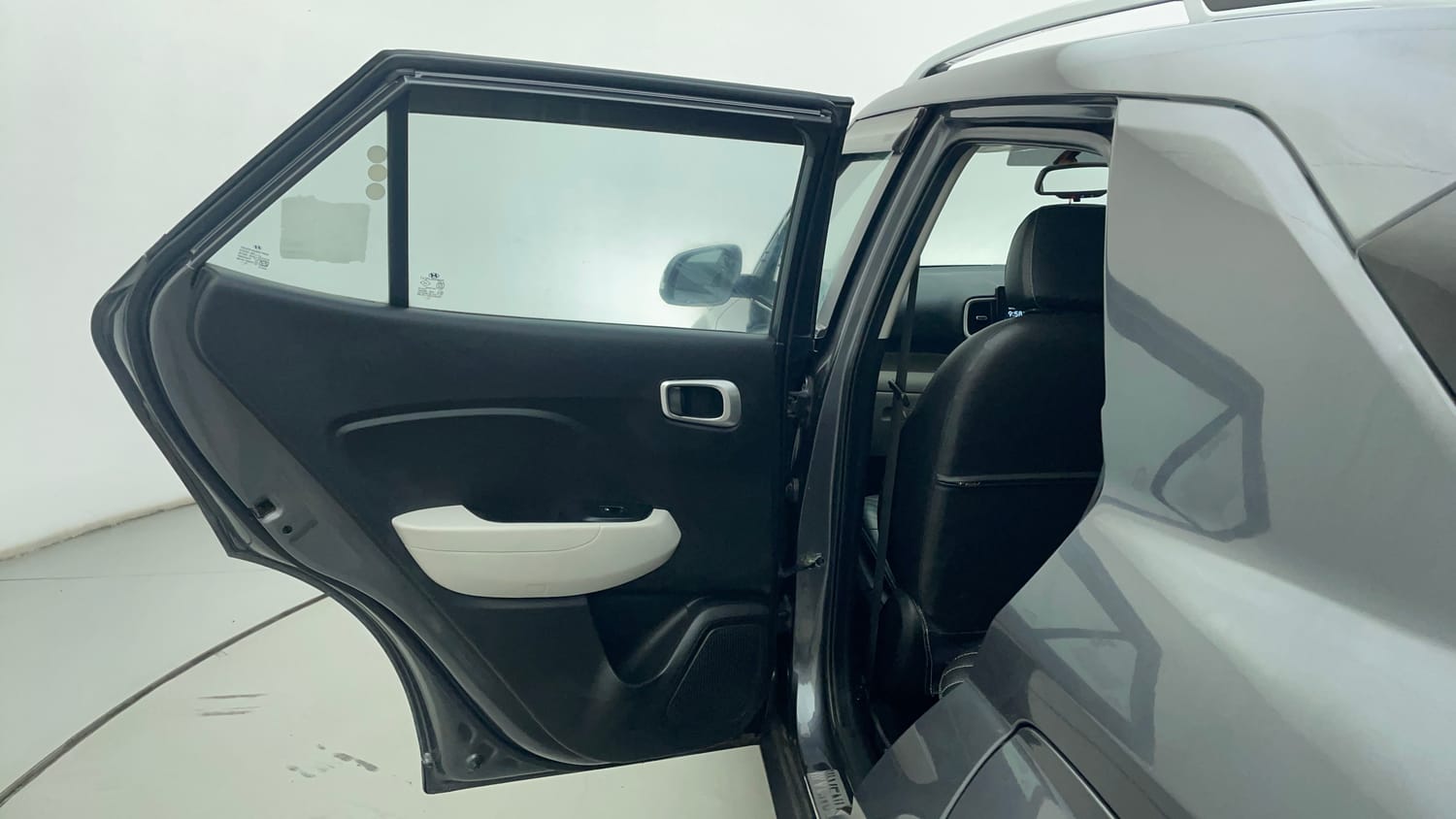 Used 2022 Hyundai Venue SX 1.2 Petrol Petrol Manual interior LEFT REAR DOOR OPEN VIEW