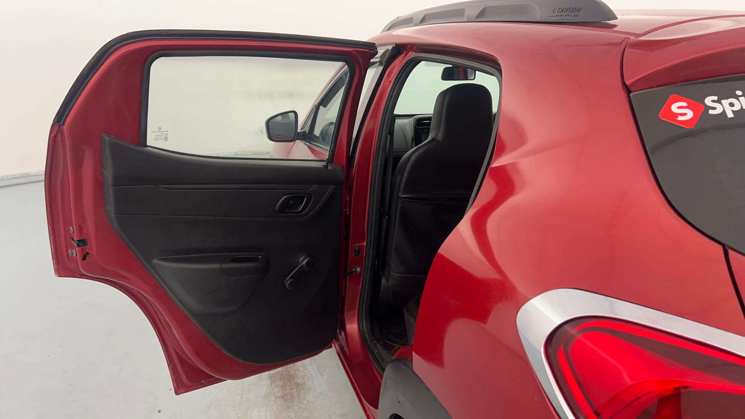 Used 2018 Renault Kwid RXT (O) 1.0 SCE Edition Petrol Manual interior LEFT REAR DOOR OPEN VIEW