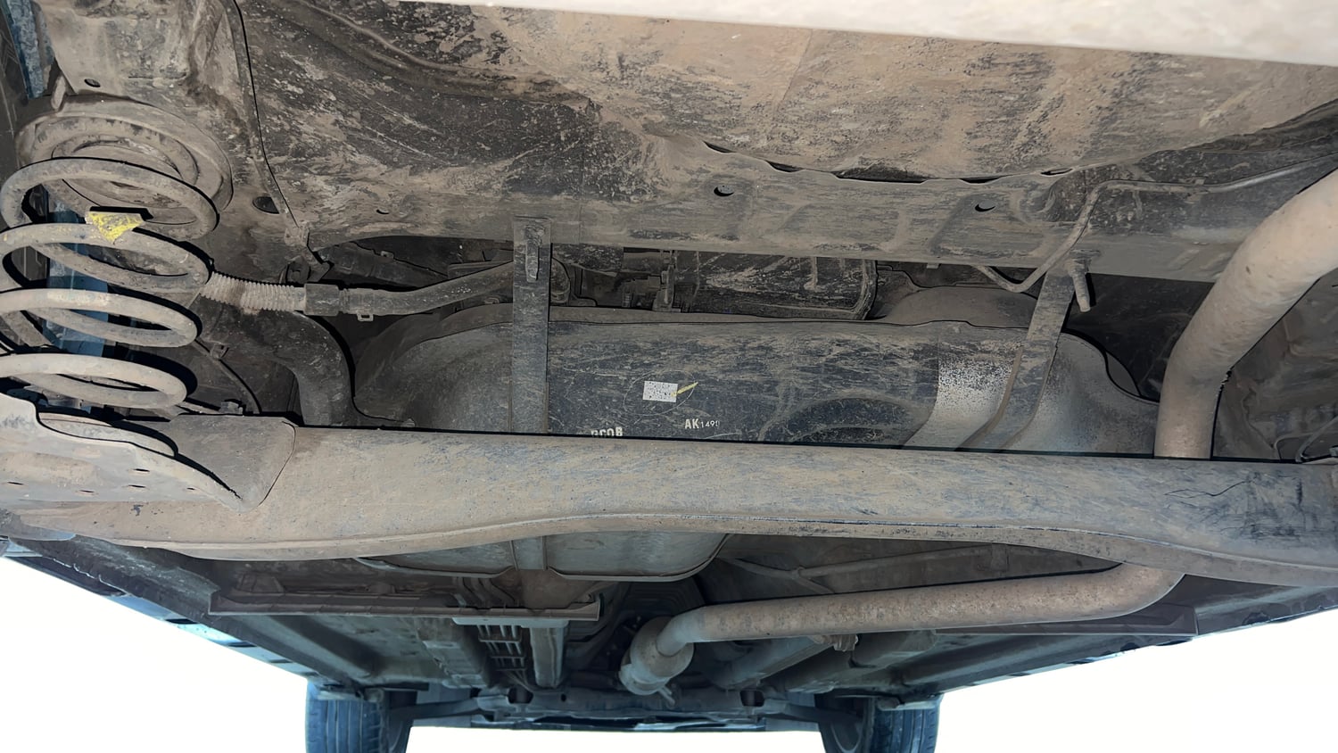 Used 2022 kia Seltos HTX 1.5 IVT Petrol Automatic extra REAR UNDERBODY VIEW (TAKEN FROM REAR)