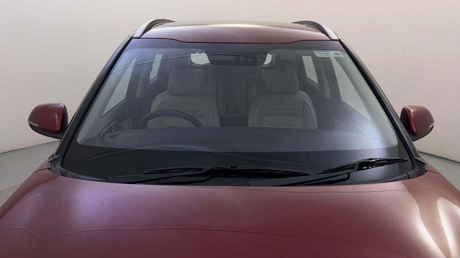 Used 2022 Kia Carens Luxury Plus 1.5 Diesel 6 STR Diesel Automatic exterior FRONT WINDSHIELD VIEW