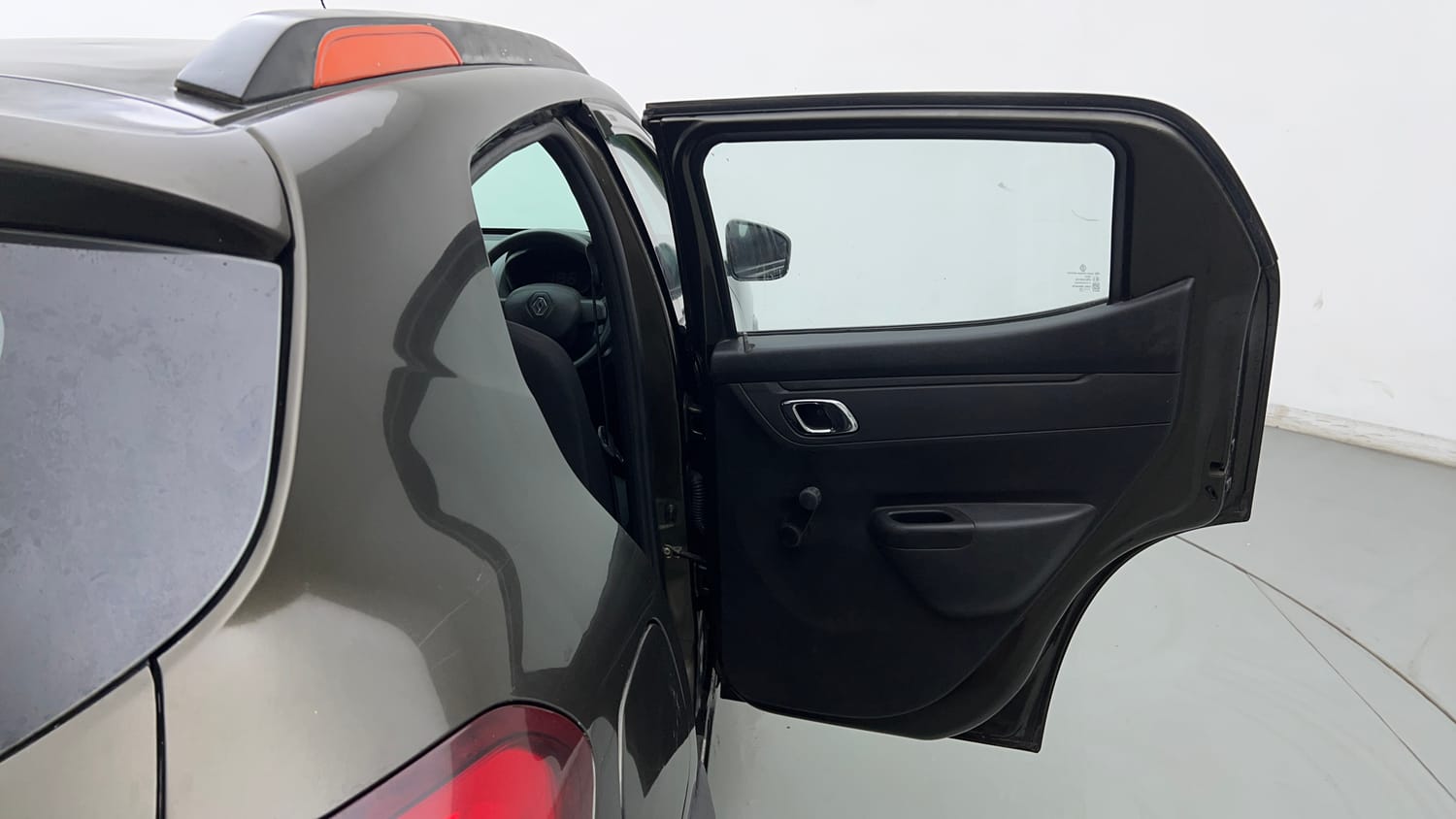 Used 2019 Renault Kwid RXT (O) 1.0 SCE Edition Petrol Manual interior RIGHT REAR DOOR OPEN VIEW