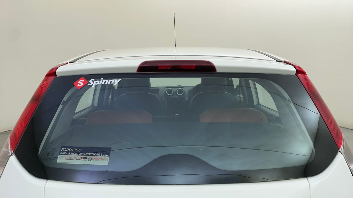 Used 2013 Ford Figo Duratec Petrol EXI 1.2 Petrol Manual exterior BACK WINDSHIELD VIEW