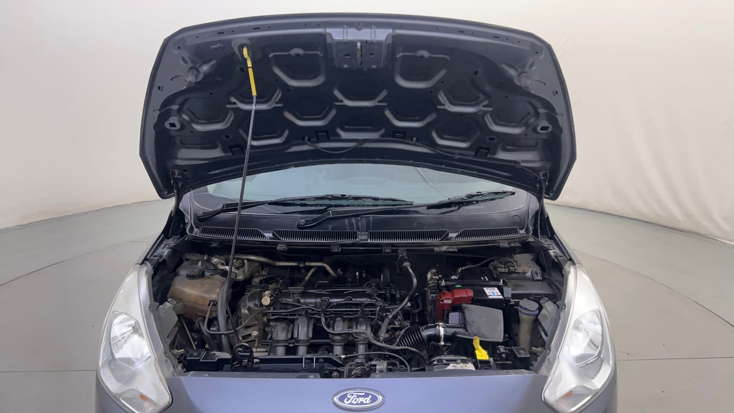 Used 2016 Ford Figo Trend 1.2 Ti-VCT Petrol Manual engine ENGINE & BONNET OPEN FRONT VIEW