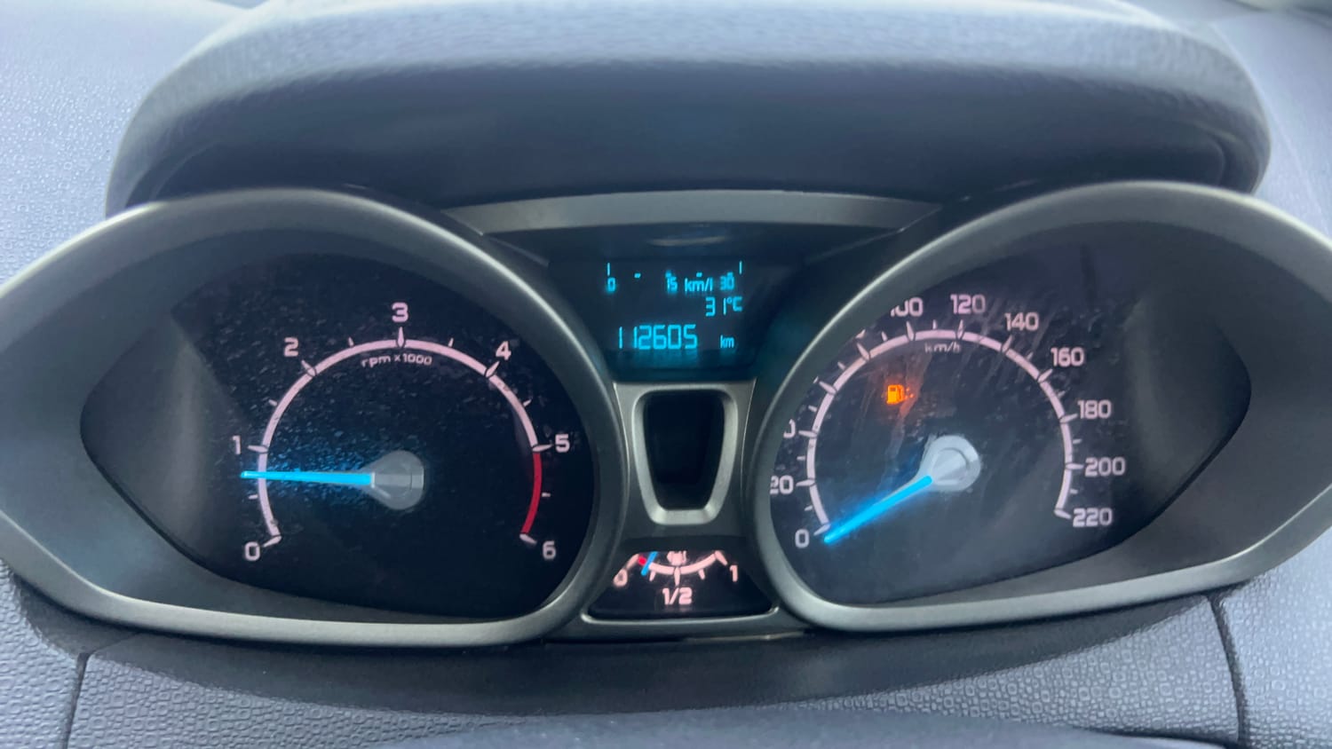 Used 2014 Ford EcoSport Titanium 1.5 TDCi Diesel Manual interior CLUSTERMETER VIEW