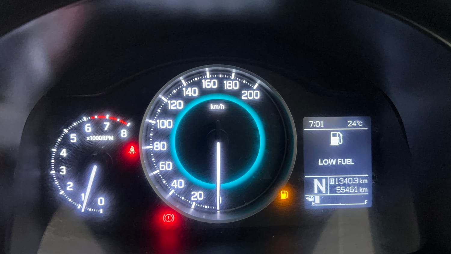 Used 2017 Maruti Suzuki Ignis Delta 1.2 AMT Petrol Automatic interior CLUSTERMETER VIEW