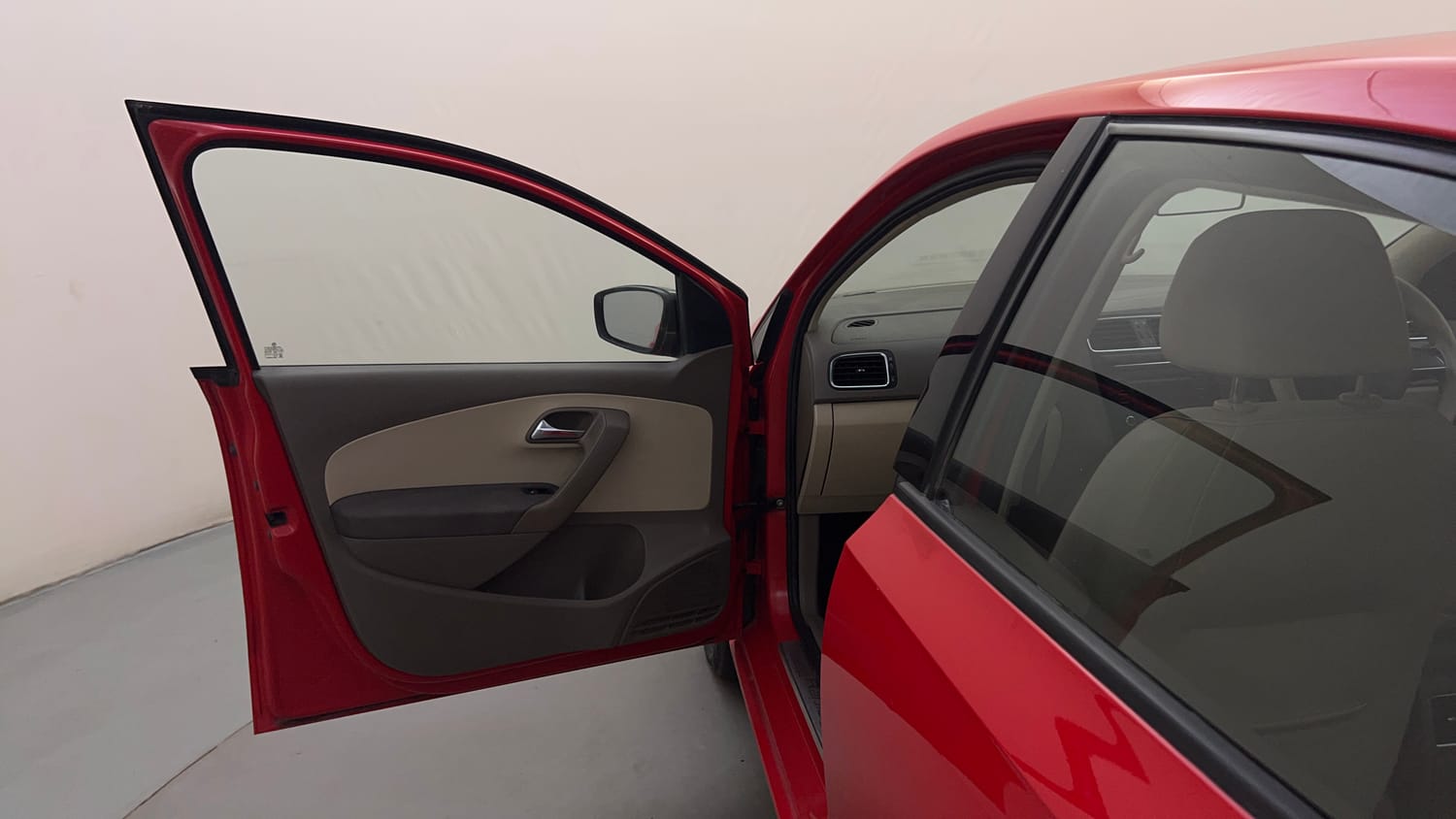 Used 2015 Skoda Rapid 1.6 MPI Elegance Plus Petrol Manual interior LEFT FRONT DOOR OPEN VIEW