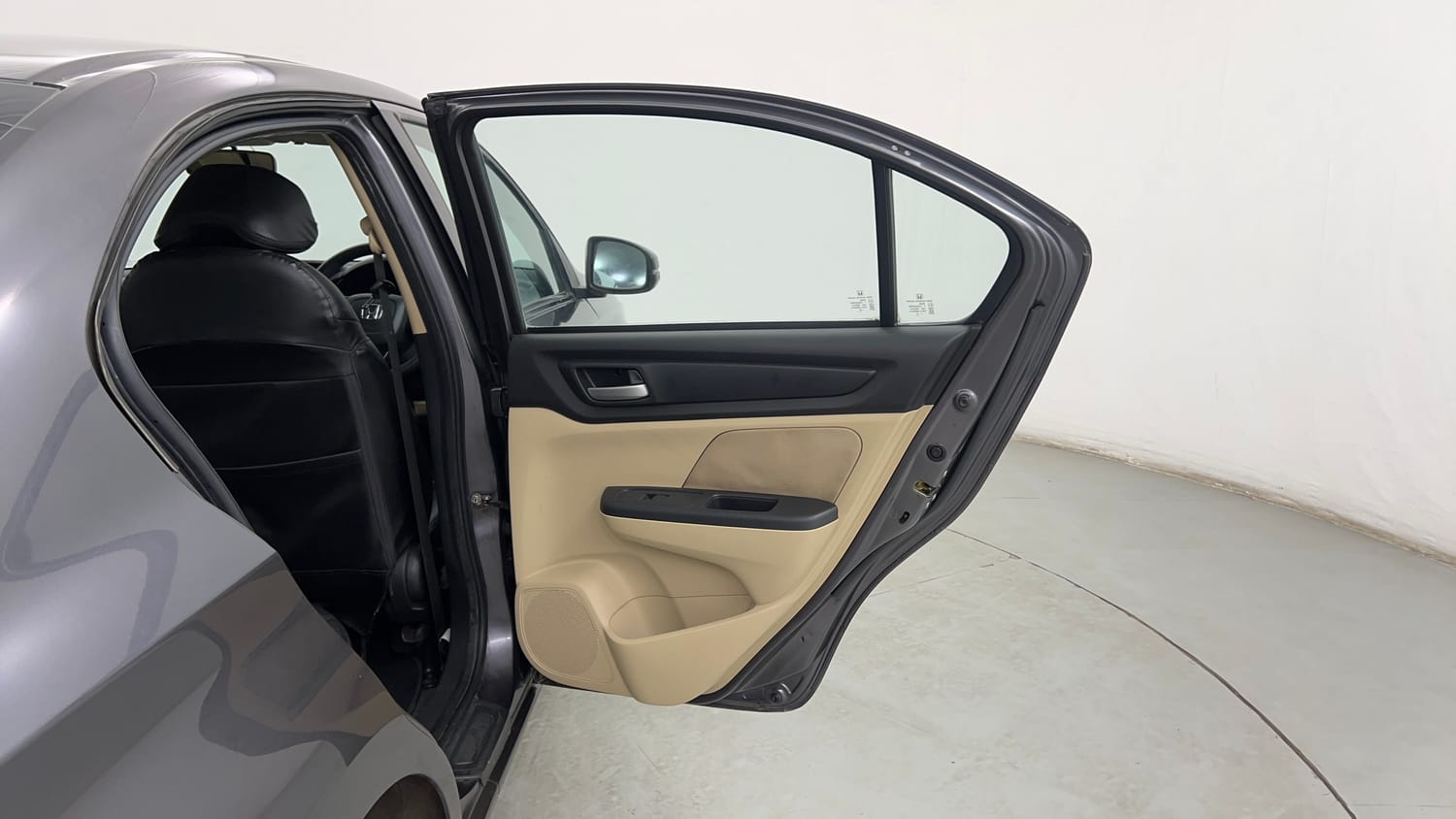 Used 2018 Honda Amaze 1.2 S CVT Petrol Petrol Automatic interior RIGHT REAR DOOR OPEN VIEW