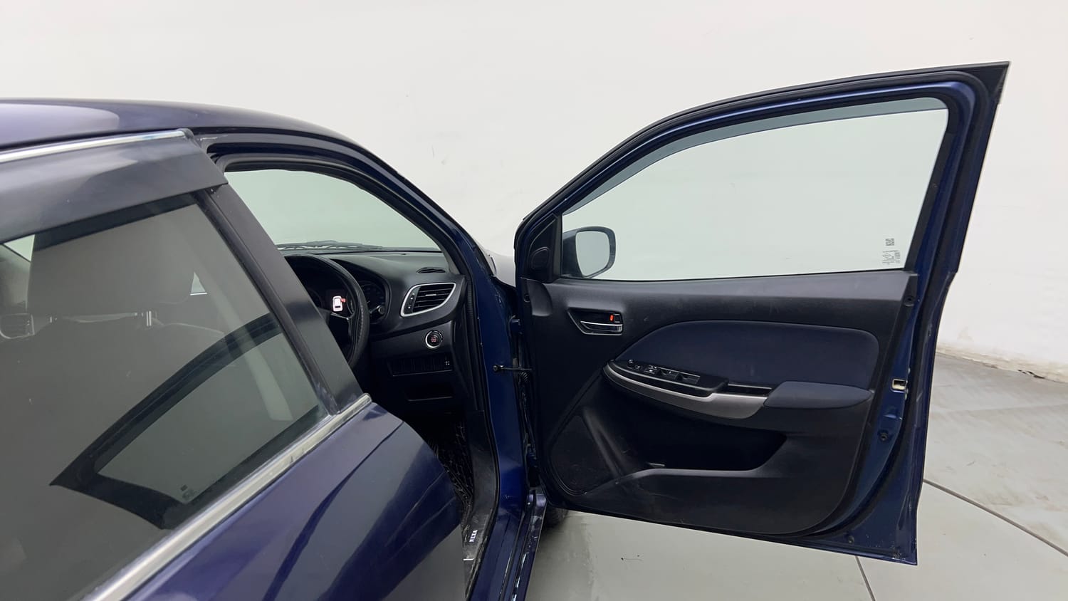 Used 2021 Maruti Suzuki Baleno Zeta Petrol Manual interior RIGHT FRONT DOOR OPEN VIEW