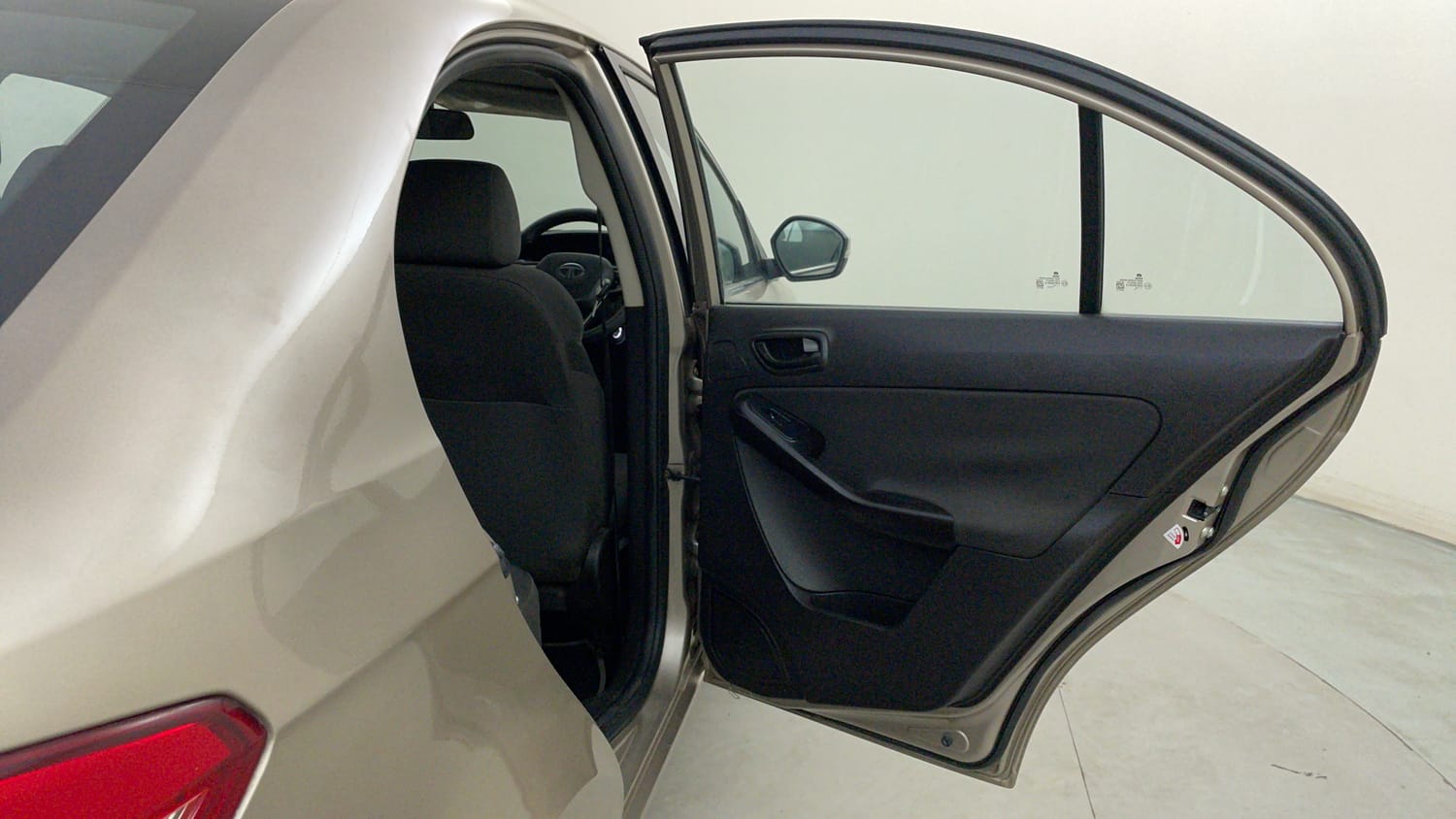 Used 2015 Tata Zest XM Petrol Petrol Manual interior RIGHT REAR DOOR OPEN VIEW