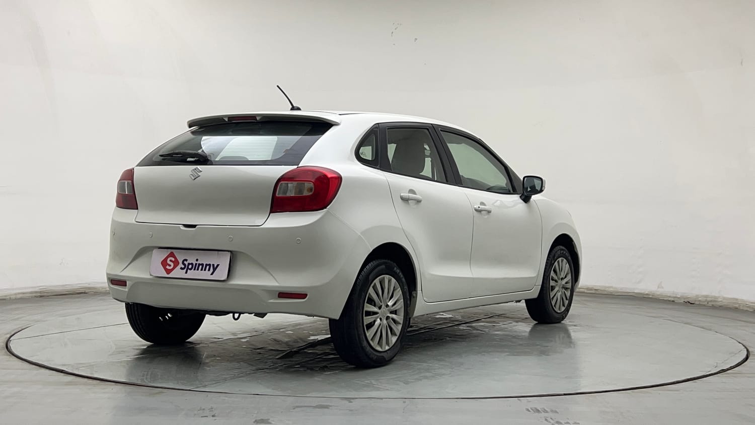 Used 2021 Maruti Suzuki Baleno Delta Petrol+CNG (Outside Fitted) Cng Manual exterior RIGHT REAR CORNER VIEW