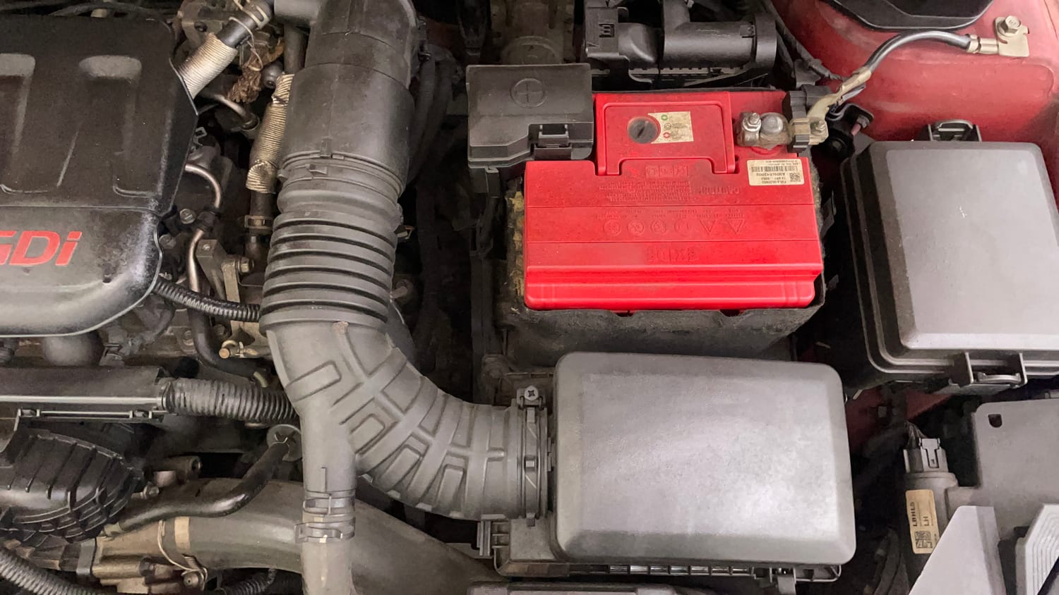 Used 2022 Hyundai i20 N Line N8 1.0 Turbo DCT Dual Tone Petrol Automatic engine ENGINE LEFT SIDE VIEW