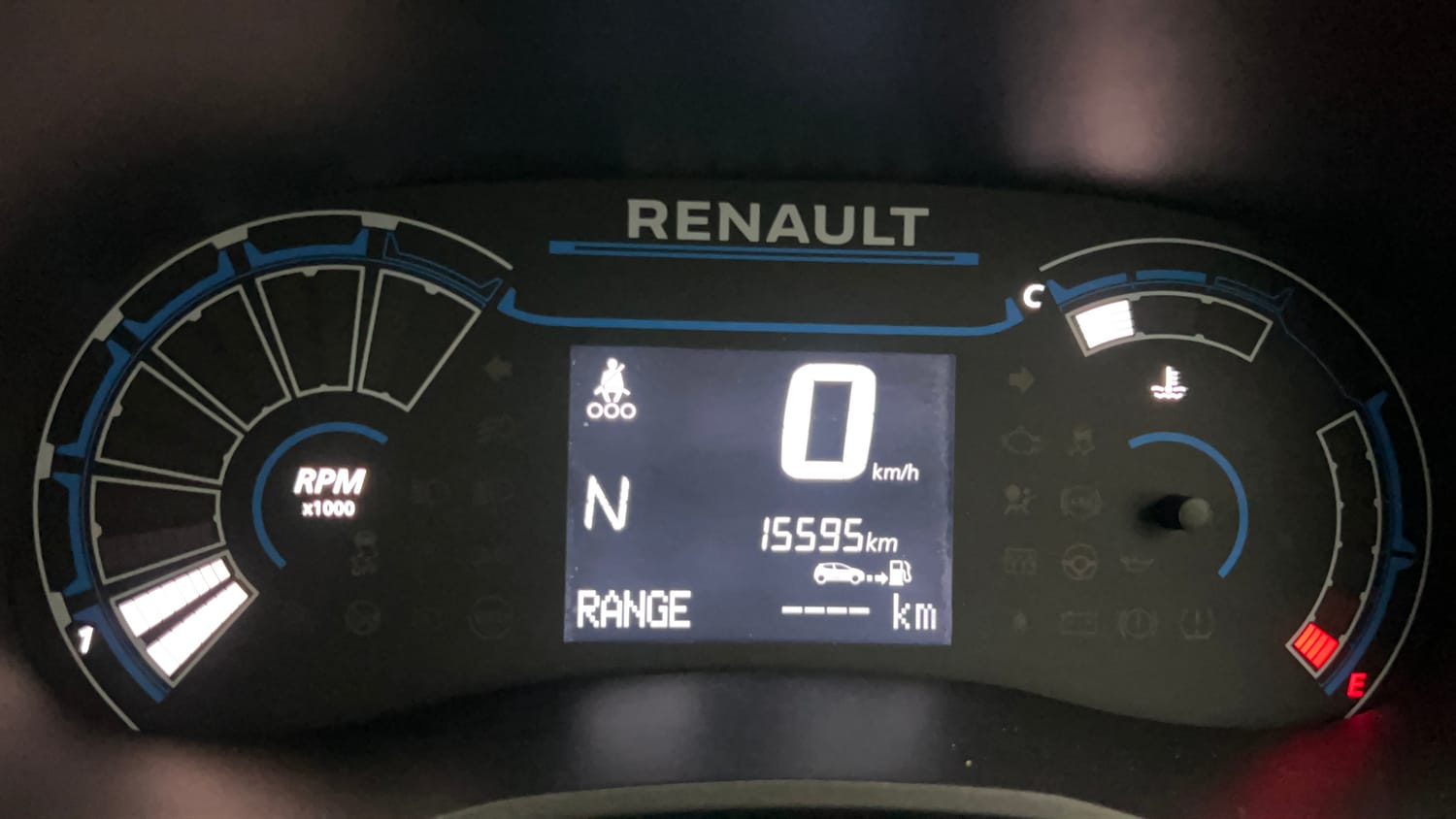 Used 2024 Renault Kwid CLIMBER 1.0 AMT Petrol Automatic interior CLUSTERMETER VIEW