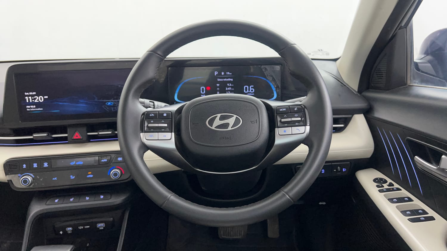 Used 2023 Hyundai Verna SX (O) 1.5 Petrol IVT Petrol Automatic interior STEERING VIEW