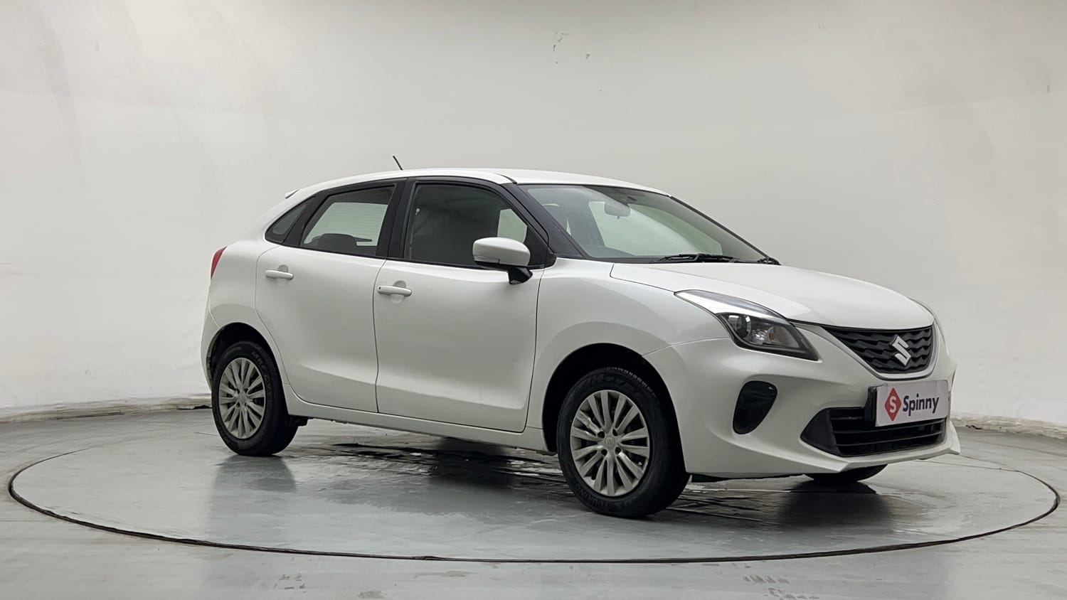 Used 2021 Maruti Suzuki Baleno Delta Petrol+CNG (Outside Fitted) Cng Manual exterior RIGHT FRONT CORNER VIEW
