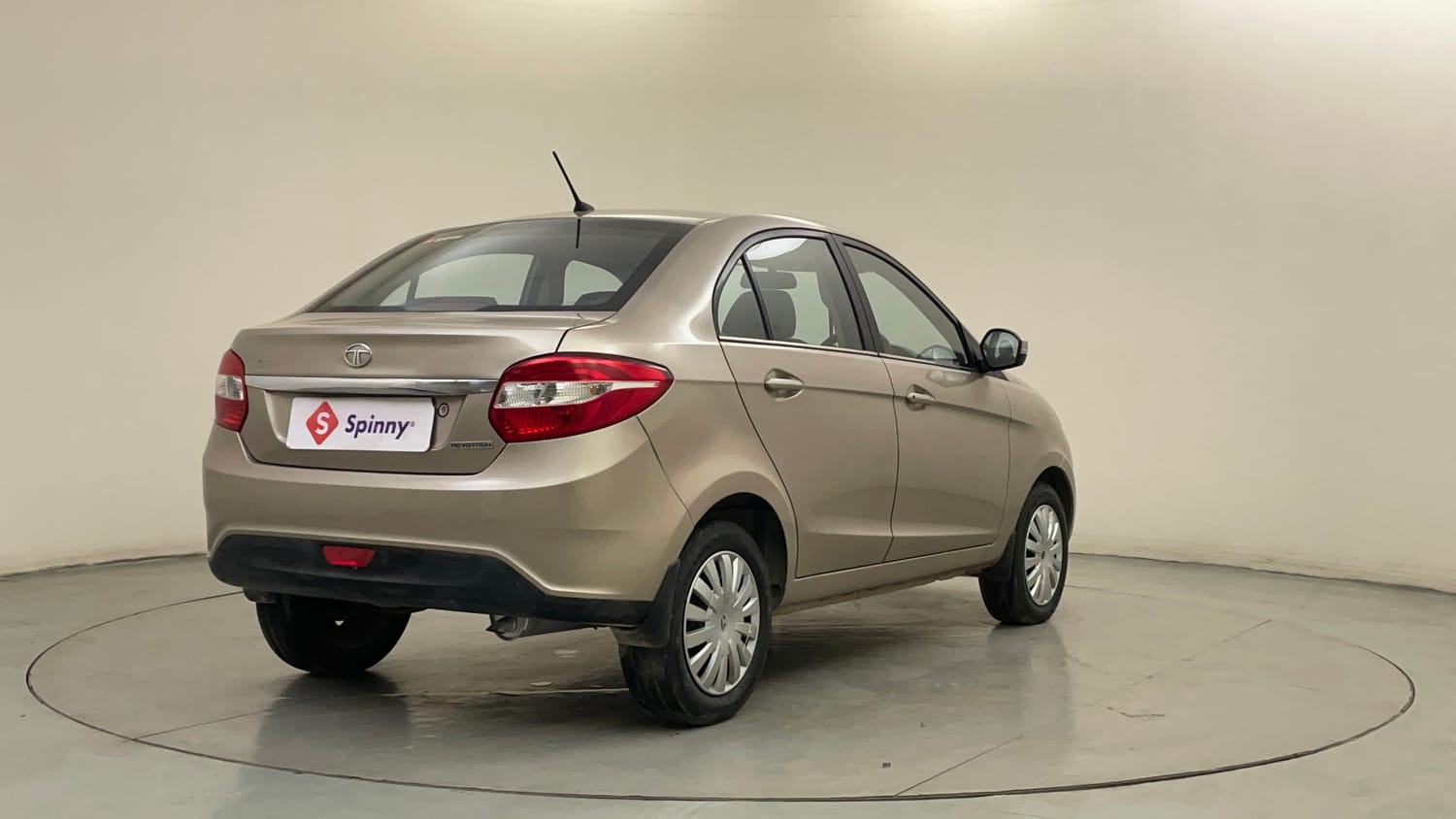 Used 2015 Tata Zest XM Petrol Petrol Manual exterior RIGHT REAR CORNER VIEW