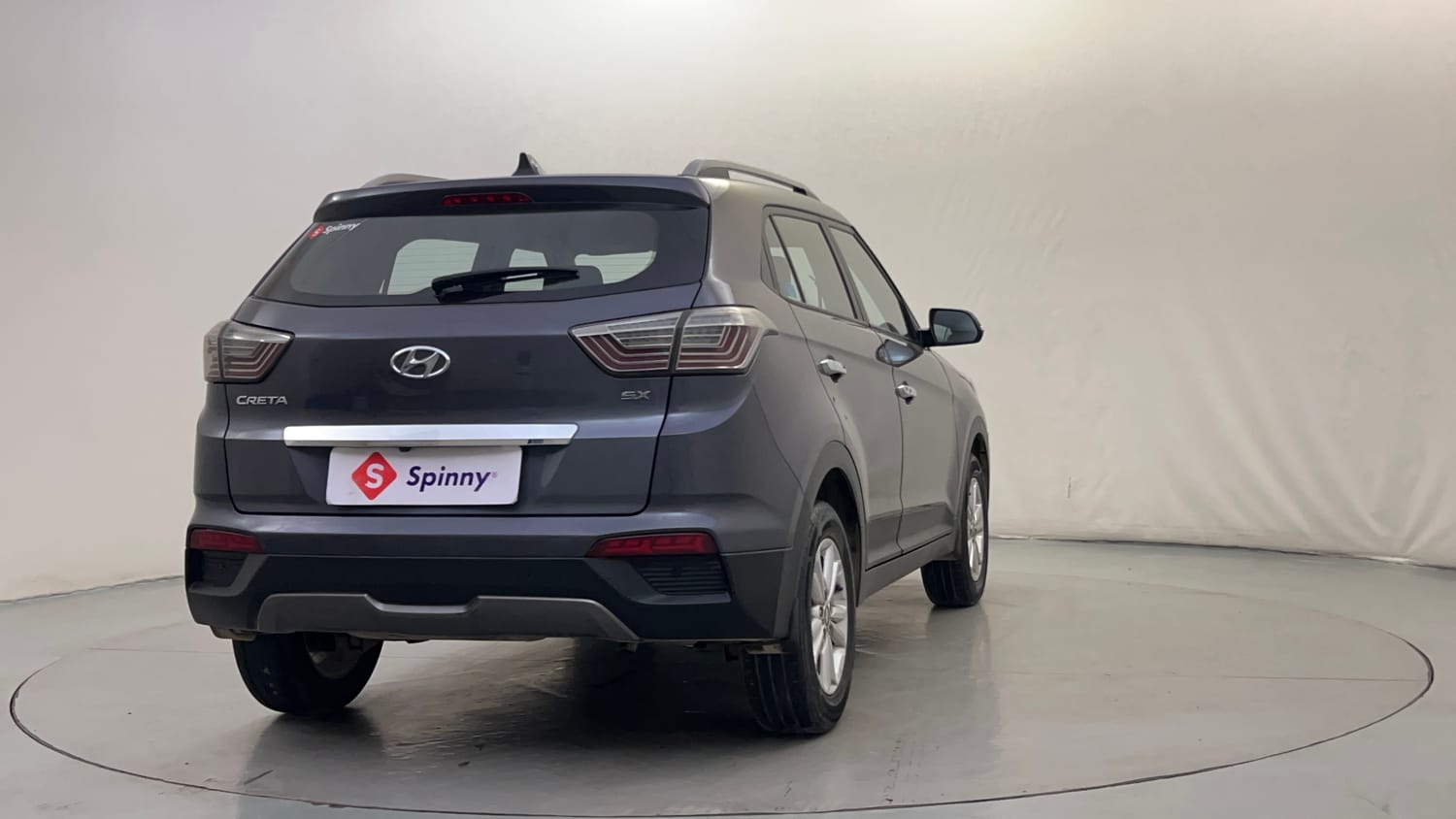 Used 2017 Hyundai Creta 1.6 SX Plus Petrol Petrol Manual exterior RIGHT REAR CORNER VIEW