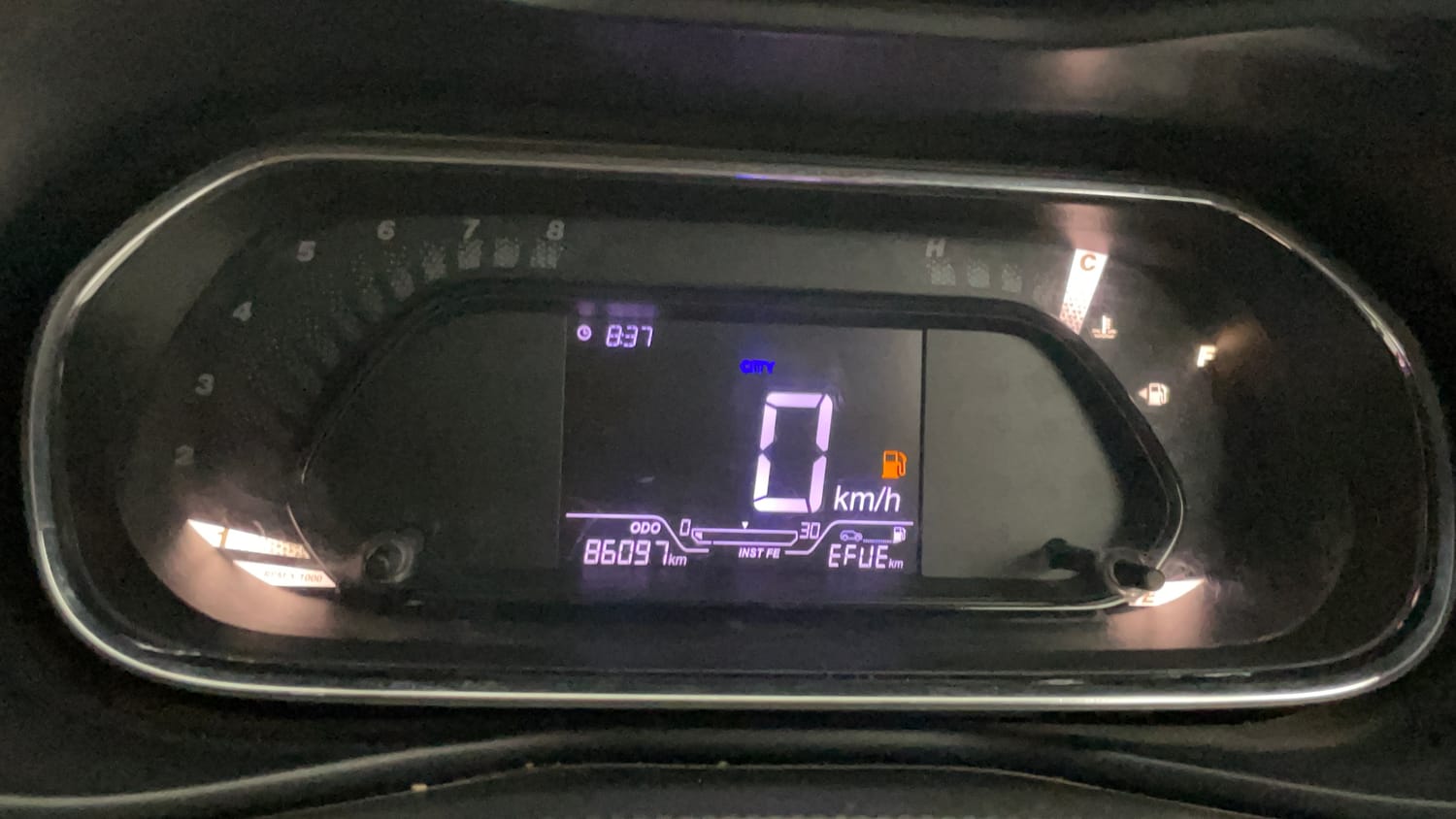 Used 2020 Tata Nexon XM Petrol Manual interior CLUSTERMETER VIEW