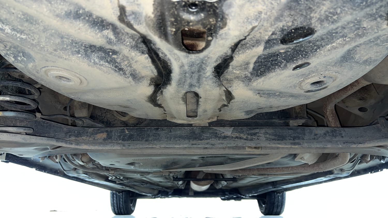 Used 2021 Maruti Suzuki Baleno Delta Petrol+CNG (Outside Fitted) Cng Manual extra REAR UNDERBODY VIEW (TAKEN FROM REAR)