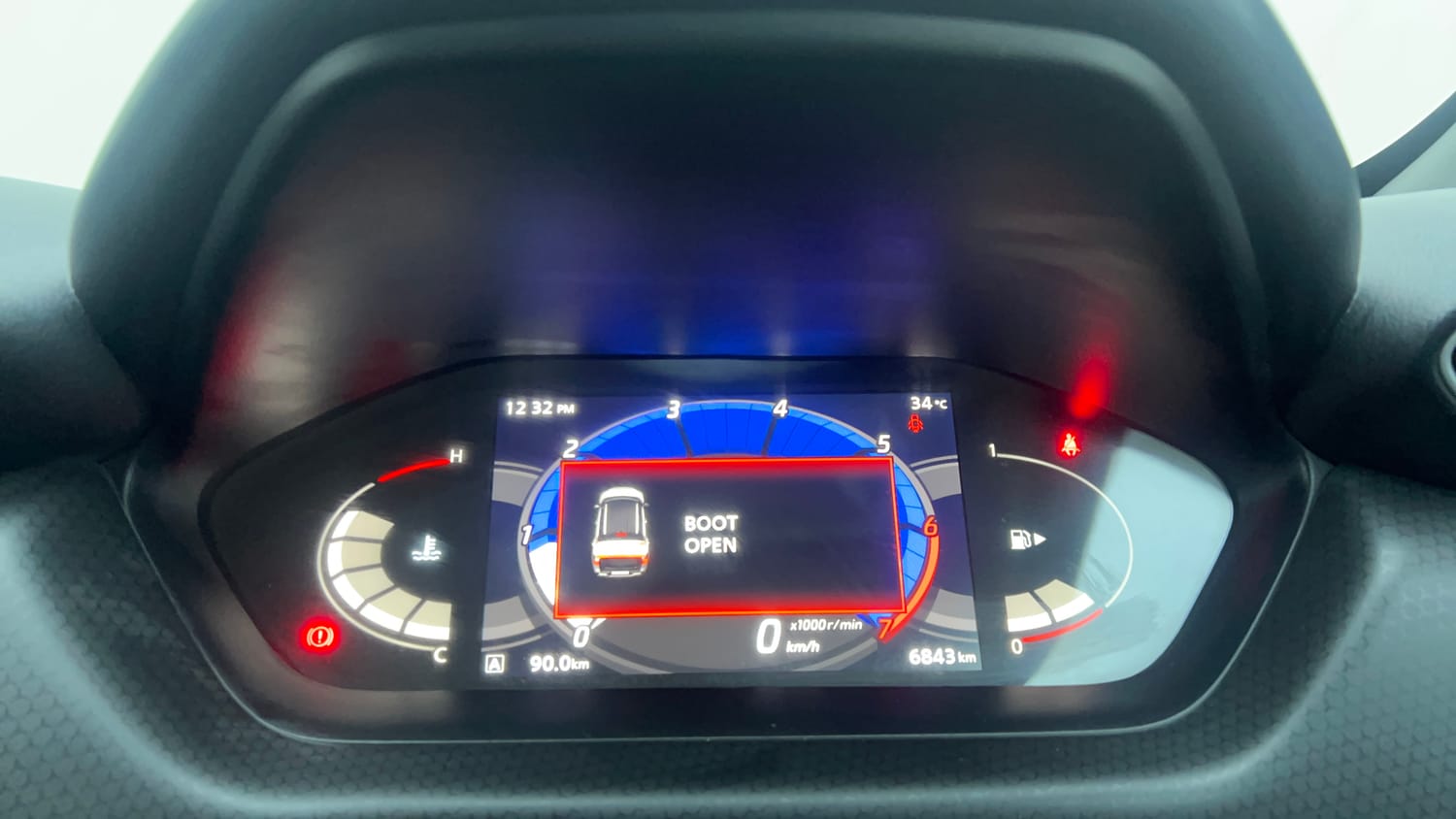 Used 2023 Nissan Magnite XV Premium Turbo Petrol Manual interior CLUSTERMETER VIEW