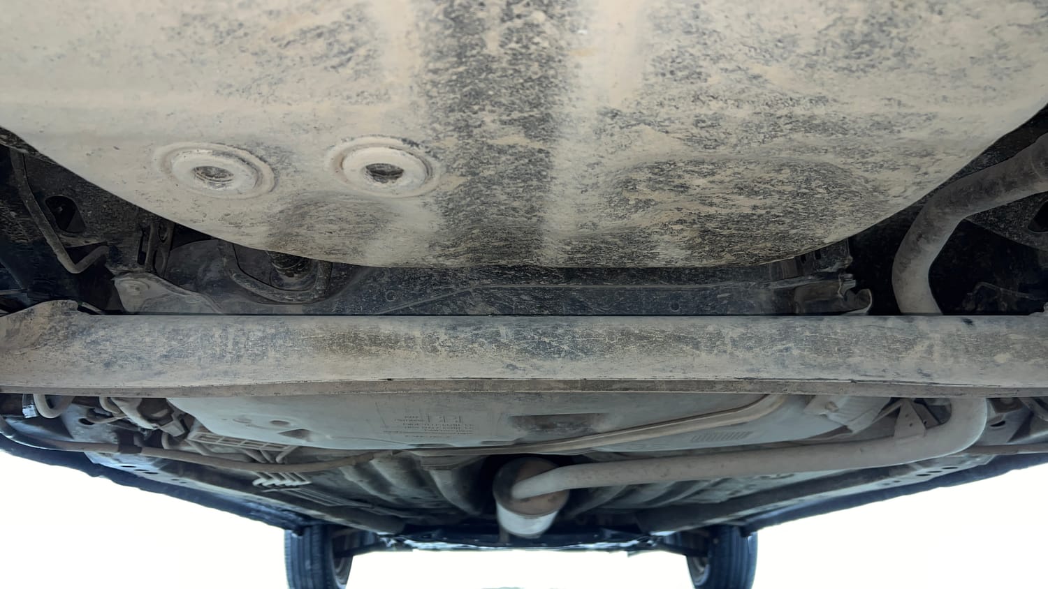 Used 2020 Maruti Suzuki Wagon R LXi 1.0 CNG Cng Manual extra REAR UNDERBODY VIEW (TAKEN FROM REAR)
