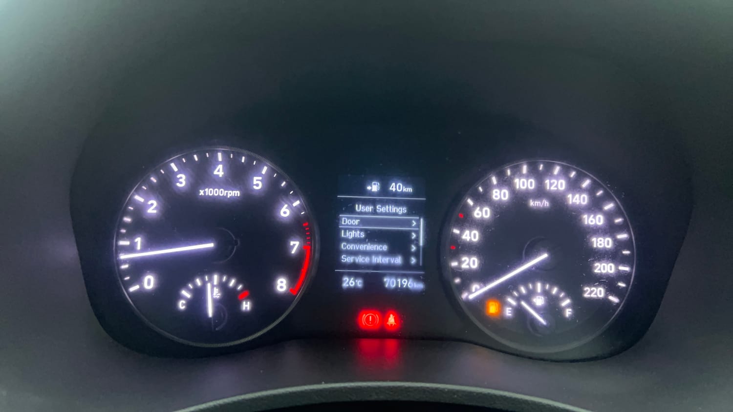 Used 2019 Hyundai Verna SX 1.6 VTVT Petrol Manual interior CLUSTERMETER VIEW