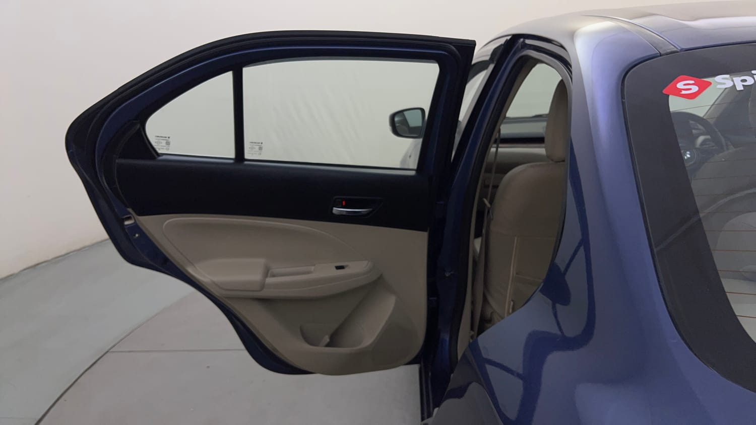 Used 2018 Maruti Suzuki Dzire ZXi Petrol Manual interior LEFT REAR DOOR OPEN VIEW