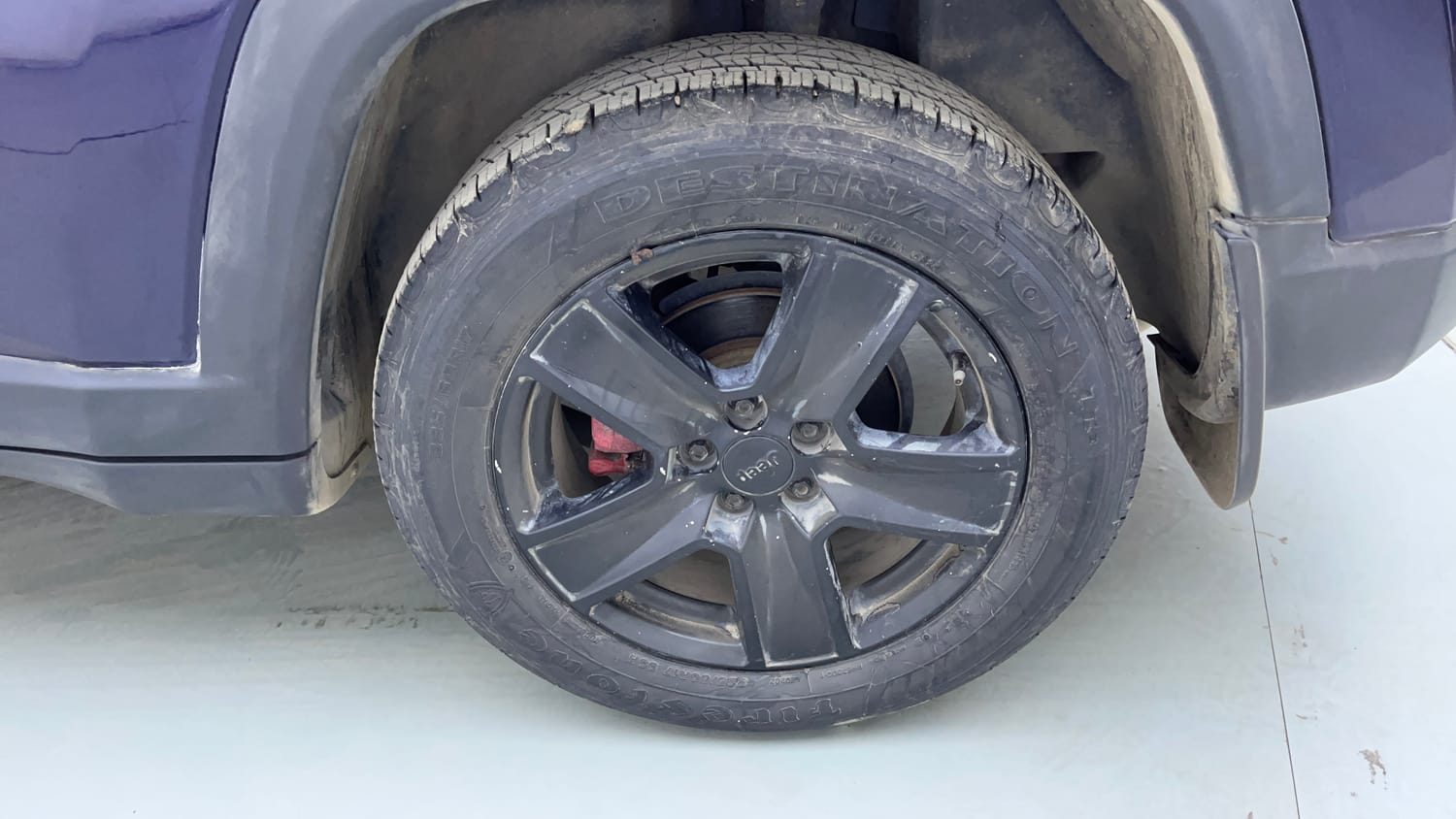 Used 2021 Jeep Compass Longitude (O) 2.0 Diesel Diesel Manual tyres LEFT REAR TYRE RIM VIEW