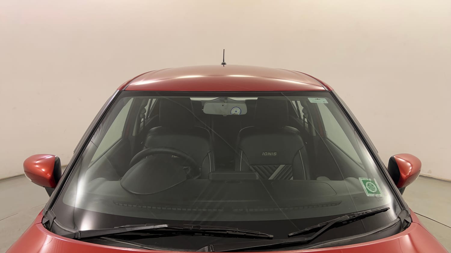 Used 2017 Maruti Suzuki Ignis Delta 1.2 AMT Petrol Automatic exterior FRONT WINDSHIELD VIEW