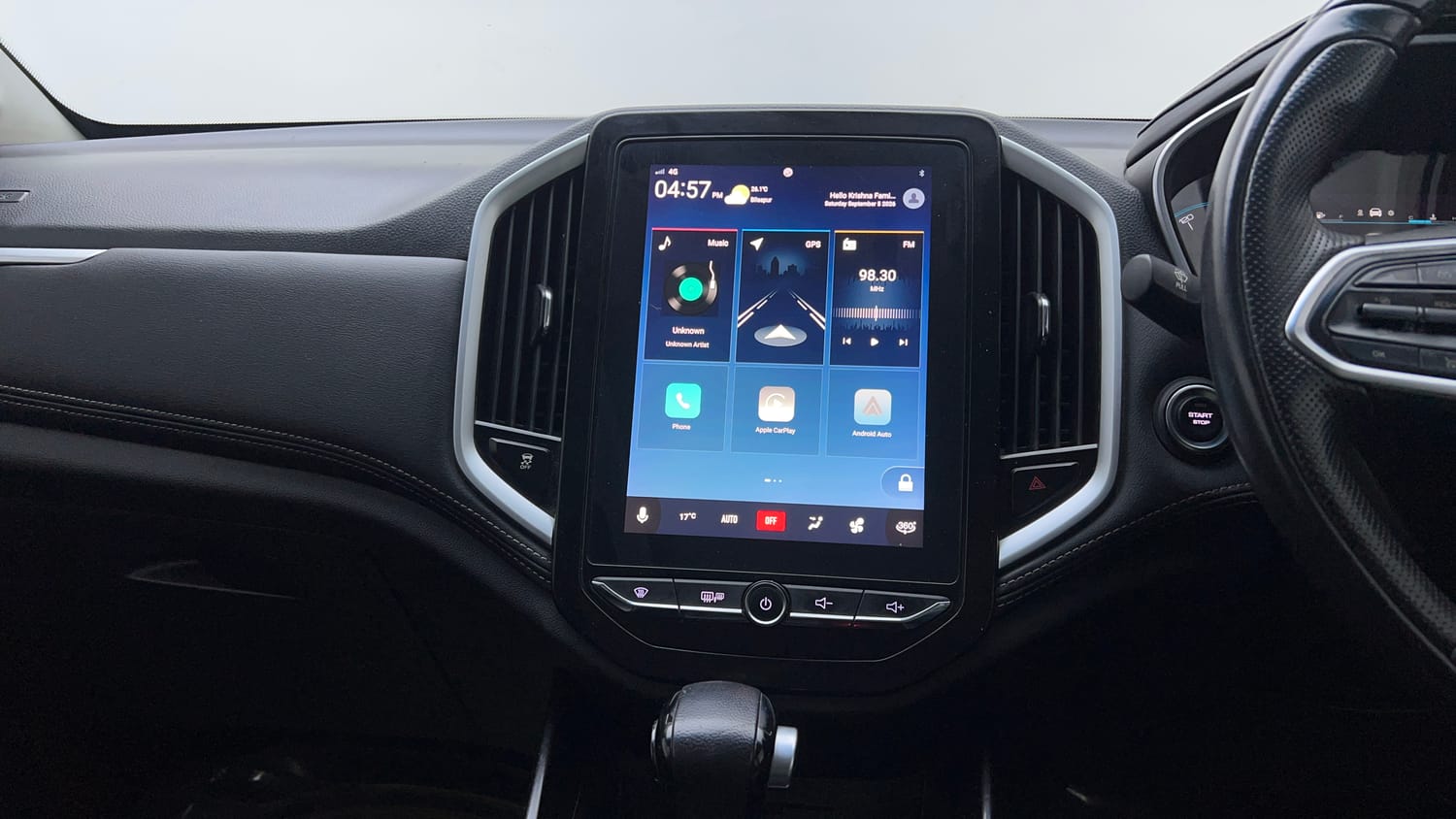 Used 2020 MG Motors Hector Sharp 1.5 DCT Petrol Petrol Automatic interior MUSIC SYSTEM & AC CONTROL VIEW