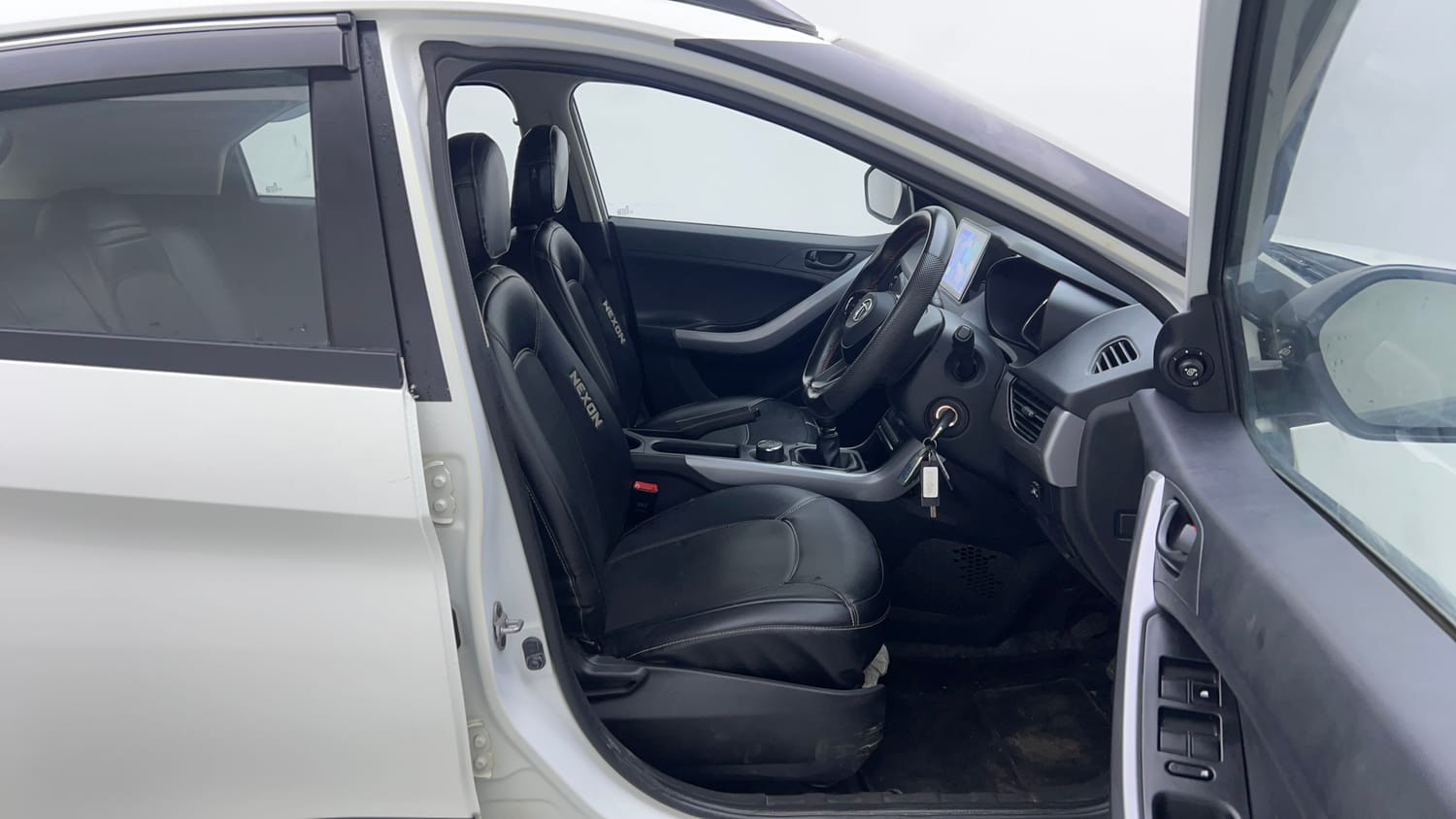 Used 2023 Tata Nexon XM S Petrol + CNG(Outside Fitted) Cng Manual interior RIGHT SIDE FRONT DOOR CABIN VIEW